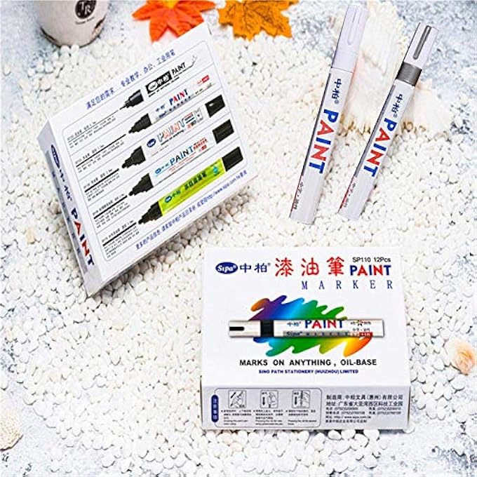 Super WATERPROOF UNIVERSAL PERMANENT PAINT MARKER PEN TIRE PEN VEHICLE PROFESSIONAL MAGIC CAR SCRATCH REPAIR PAINT MENDING REPAIRING PEN AUTO CAR ACCESSORIES MOTORCYCLE WAXING SPONGE - Image 4